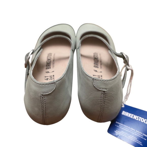 Birkenstock Tracy Sage Green Leather Mary Jane Size 10 Narrow - Picture 6 of 15